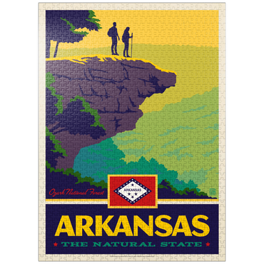 puzzleplate Arkansas: The Natural State 1000 Jigsaw Puzzle
