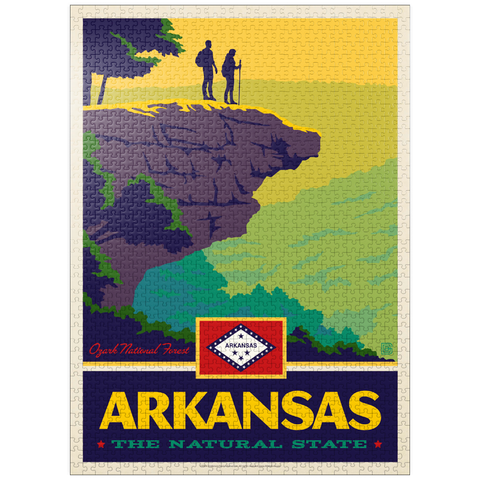 puzzleplate Arkansas: The Natural State 1000 Jigsaw Puzzle