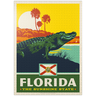 puzzleplate Florida: The Sunshine State 1000 Jigsaw Puzzle