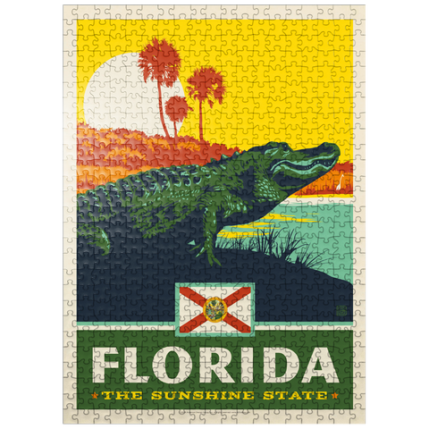 puzzleplate Florida: The Sunshine State 500 Jigsaw Puzzle