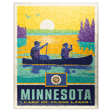puzzleplate Minnesota: Land of 10,000 Lakes 100 Jigsaw Puzzle