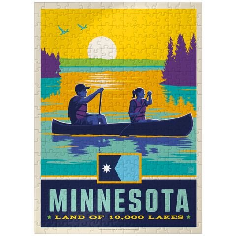 puzzleplate Minnesota: Land of 10,000 Lakes 300 Jigsaw Puzzle