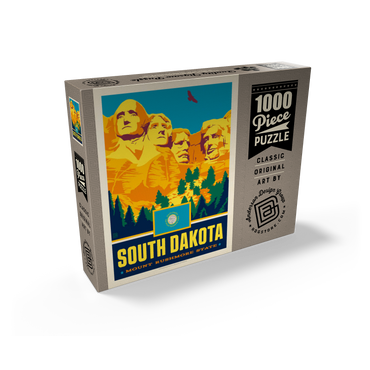 South Dakota: Mount Rushmore State 1000 Jigsaw Puzzle box view2