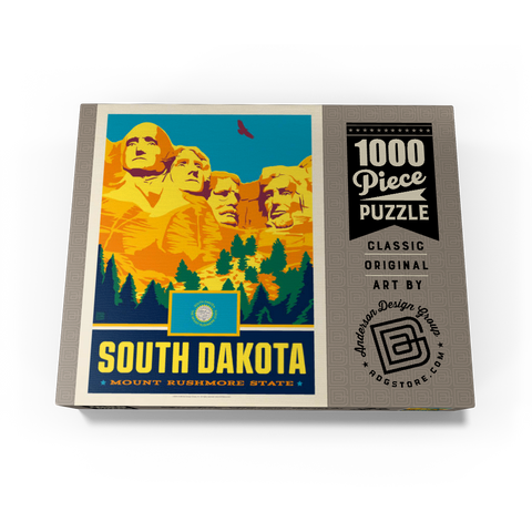 South Dakota: Mount Rushmore State 1000 Jigsaw Puzzle box view3