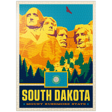 puzzleplate South Dakota: Mount Rushmore State 1000 Jigsaw Puzzle