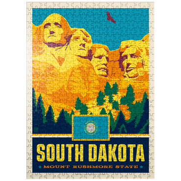 puzzleplate South Dakota: Mount Rushmore State 500 Jigsaw Puzzle