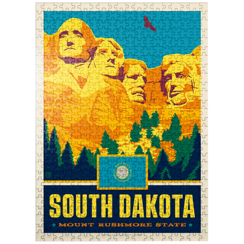 puzzleplate South Dakota: Mount Rushmore State 500 Jigsaw Puzzle