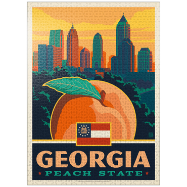 puzzleplate Georgia: Peach State 1000 Jigsaw Puzzle