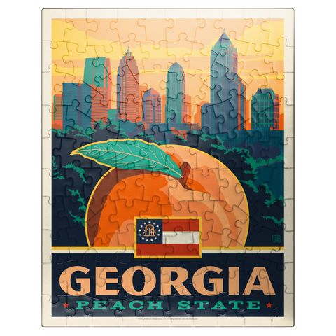 puzzleplate Georgia: Peach State 100 Jigsaw Puzzle