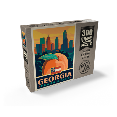 Georgia: Peach State 300 Jigsaw Puzzle box view2