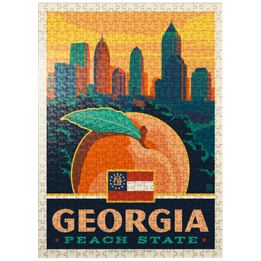 puzzleplate Georgia: Peach State 500 Jigsaw Puzzle