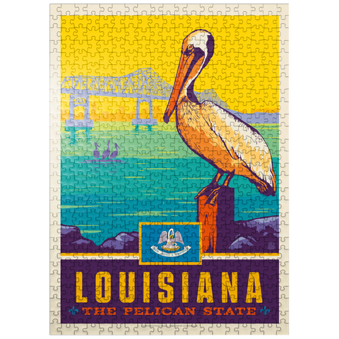 puzzleplate Louisiana: The Pelican State 500 Jigsaw Puzzle