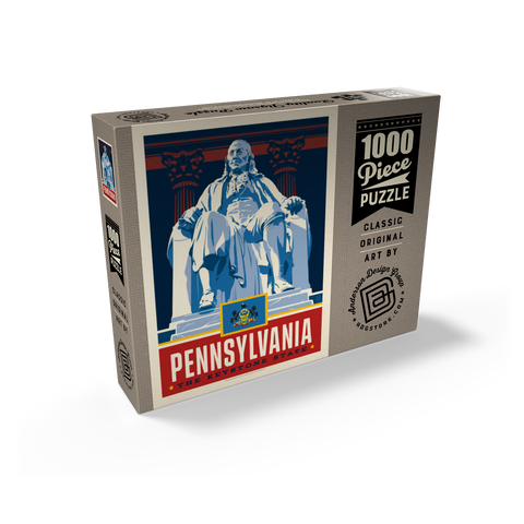 Pennsylvania: The Keystone State 1000 Jigsaw Puzzle box view2