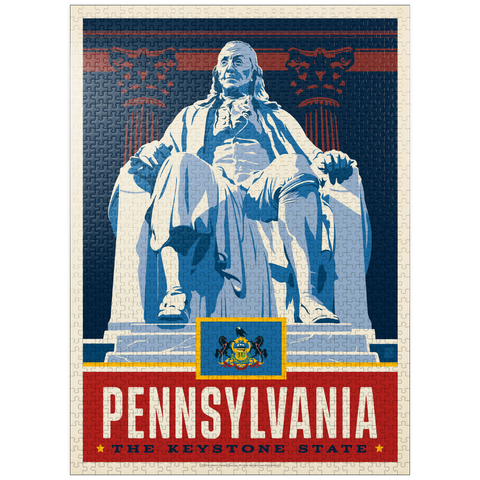 puzzleplate Pennsylvania: The Keystone State 1000 Jigsaw Puzzle
