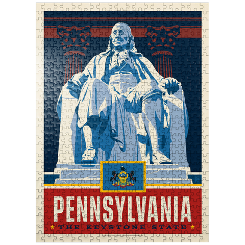 puzzleplate Pennsylvania: The Keystone State 500 Jigsaw Puzzle