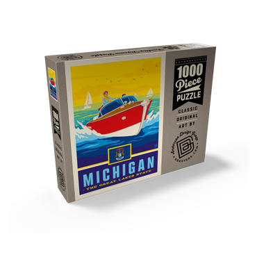 Michigan: The Great Lakes State 1000 Jigsaw Puzzle box view2
