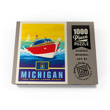 Michigan: The Great Lakes State 1000 Jigsaw Puzzle box view3