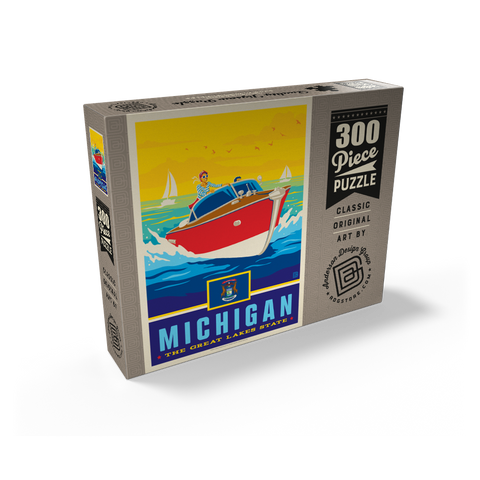 Michigan: The Great Lakes State 300 Jigsaw Puzzle box view2