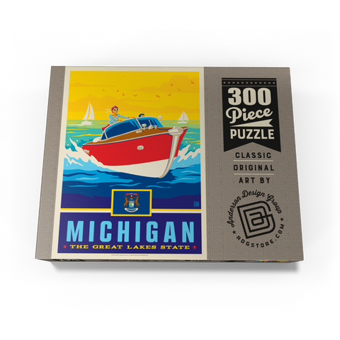 Michigan: The Great Lakes State 300 Jigsaw Puzzle box view3