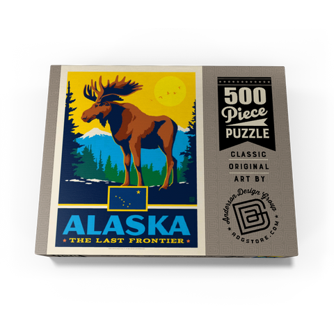 Alaska: The Last Frontier 500 Jigsaw Puzzle box view3