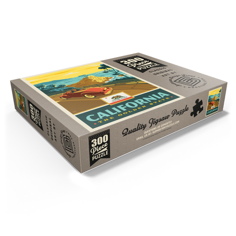 California: The Golden State (Coastline) 300 Jigsaw Puzzle box view1