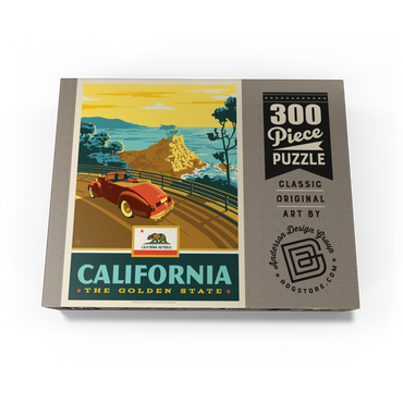 California: The Golden State (Coastline) 300 Jigsaw Puzzle box view3
