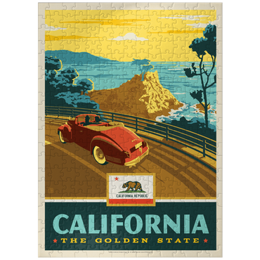 puzzleplate California: The Golden State (Coastline) 300 Jigsaw Puzzle