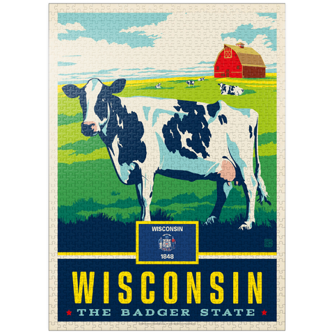 puzzleplate Wisconsin: The Badger State 1000 Jigsaw Puzzle