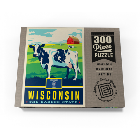 Wisconsin: The Badger State 300 Jigsaw Puzzle box view3