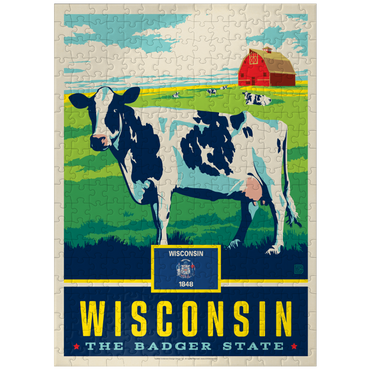 puzzleplate Wisconsin: The Badger State 300 Jigsaw Puzzle