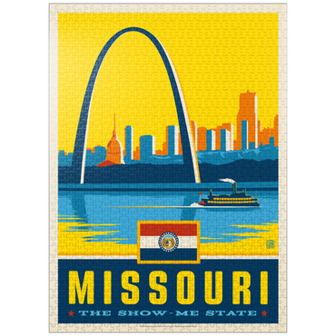 puzzleplate Missouri: The Show-Me State 1000 Jigsaw Puzzle