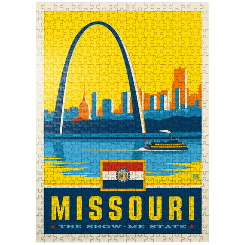 puzzleplate Missouri: The Show-Me State 500 Jigsaw Puzzle