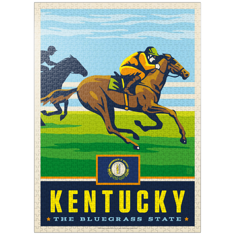puzzleplate Kentucky: The Bluegrass State 1000 Jigsaw Puzzle