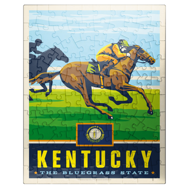 puzzleplate Kentucky: The Bluegrass State 100 Jigsaw Puzzle