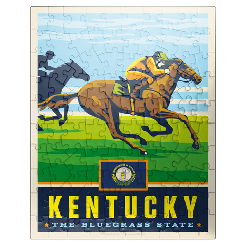 puzzleplate Kentucky: The Bluegrass State 100 Jigsaw Puzzle