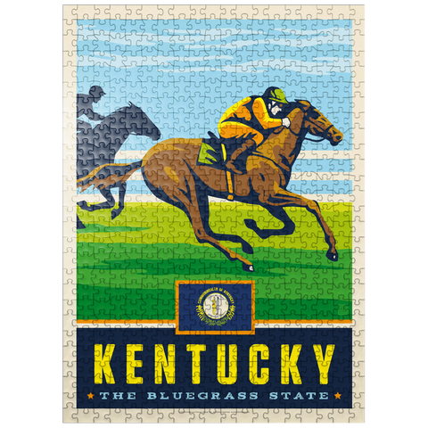 puzzleplate Kentucky: The Bluegrass State 500 Jigsaw Puzzle