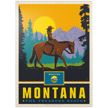 puzzleplate Montana: The Treasure State 1000 Jigsaw Puzzle
