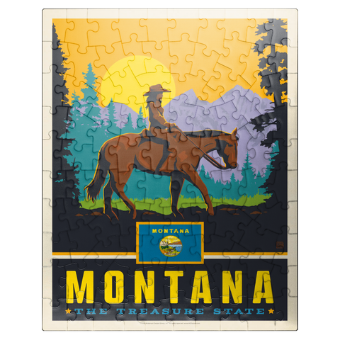 puzzleplate Montana: The Treasure State 100 Jigsaw Puzzle