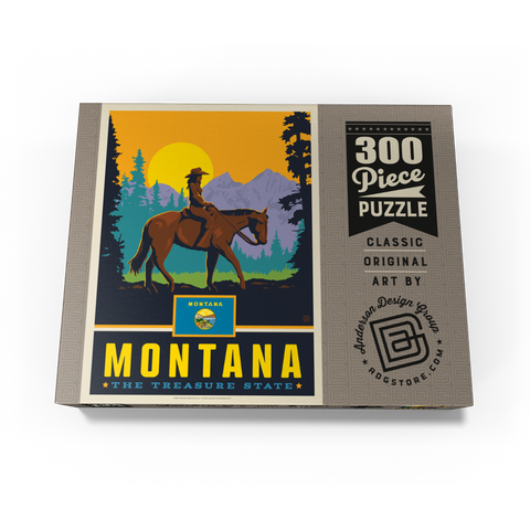 Montana: The Treasure State 300 Jigsaw Puzzle box view3