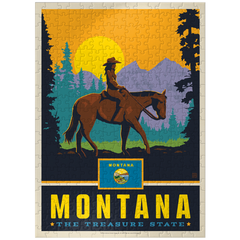 puzzleplate Montana: The Treasure State 300 Jigsaw Puzzle