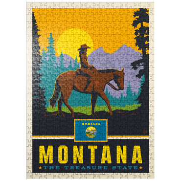 puzzleplate Montana: The Treasure State 500 Jigsaw Puzzle
