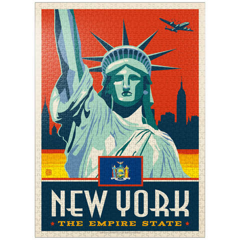 puzzleplate New York: The Empire State 1000 Jigsaw Puzzle
