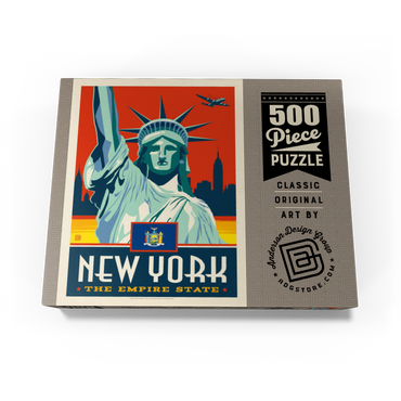 New York: The Empire State 500 Jigsaw Puzzle box view3