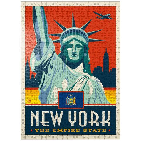 puzzleplate New York: The Empire State 500 Jigsaw Puzzle