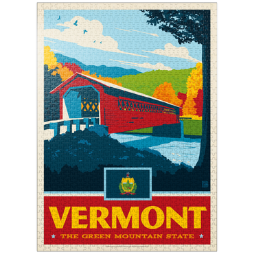puzzleplate Vermont: The Green Mountain State 1000 Jigsaw Puzzle