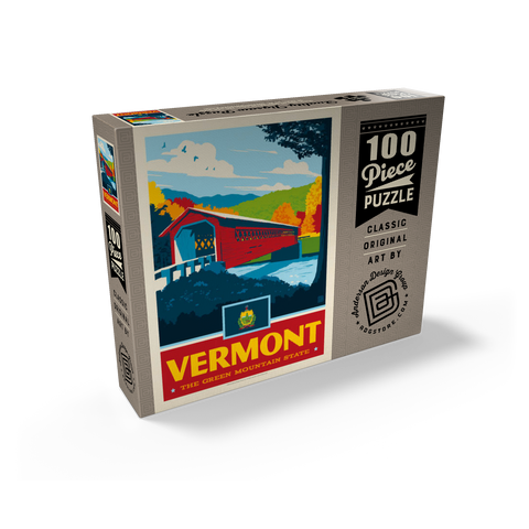 Vermont: The Green Mountain State 100 Jigsaw Puzzle box view2
