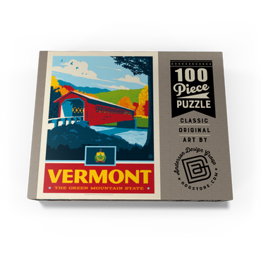 Vermont: The Green Mountain State 100 Jigsaw Puzzle box view3