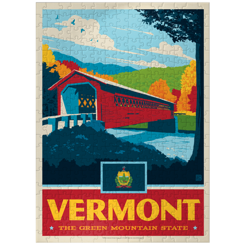 puzzleplate Vermont: The Green Mountain State 300 Jigsaw Puzzle