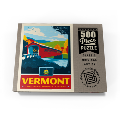 Vermont: The Green Mountain State 500 Jigsaw Puzzle box view3