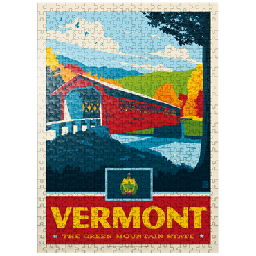 puzzleplate Vermont: The Green Mountain State 500 Jigsaw Puzzle